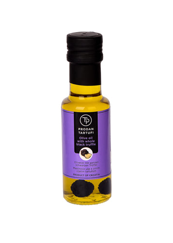 Black Truffle Extra Virgin Olive Oil with Whole Piece of Truffle 100ml